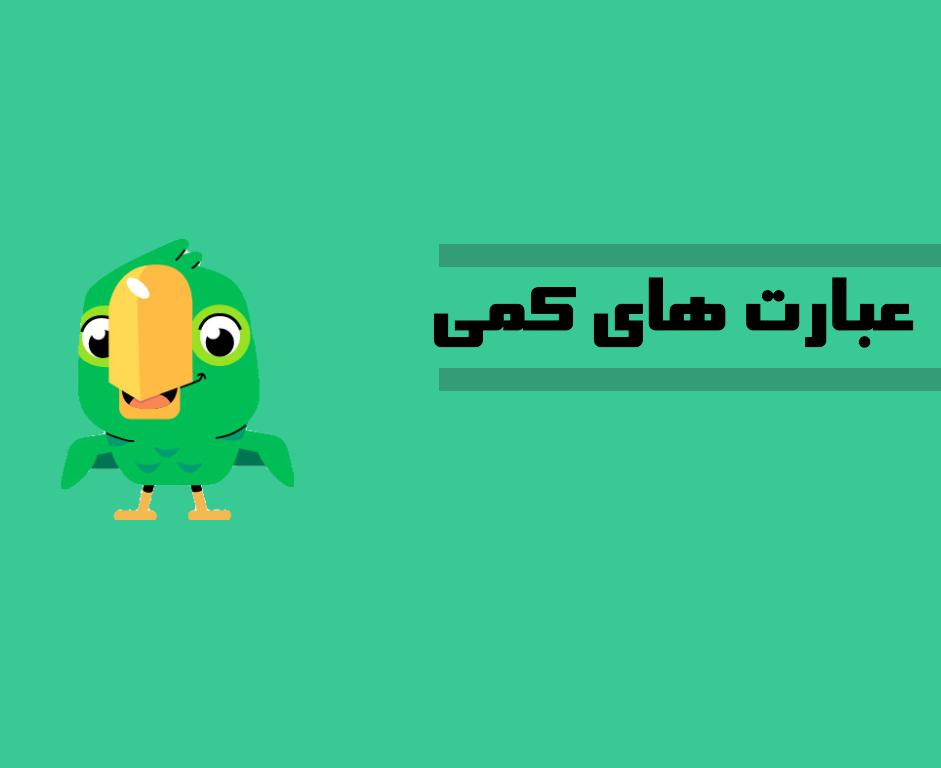 عبارت های کمی