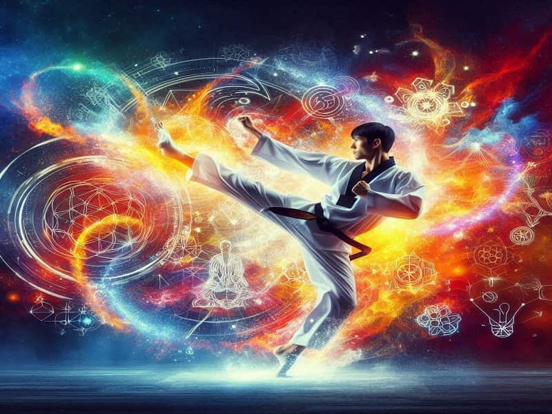 آموزش ضربات پا در تکواندو