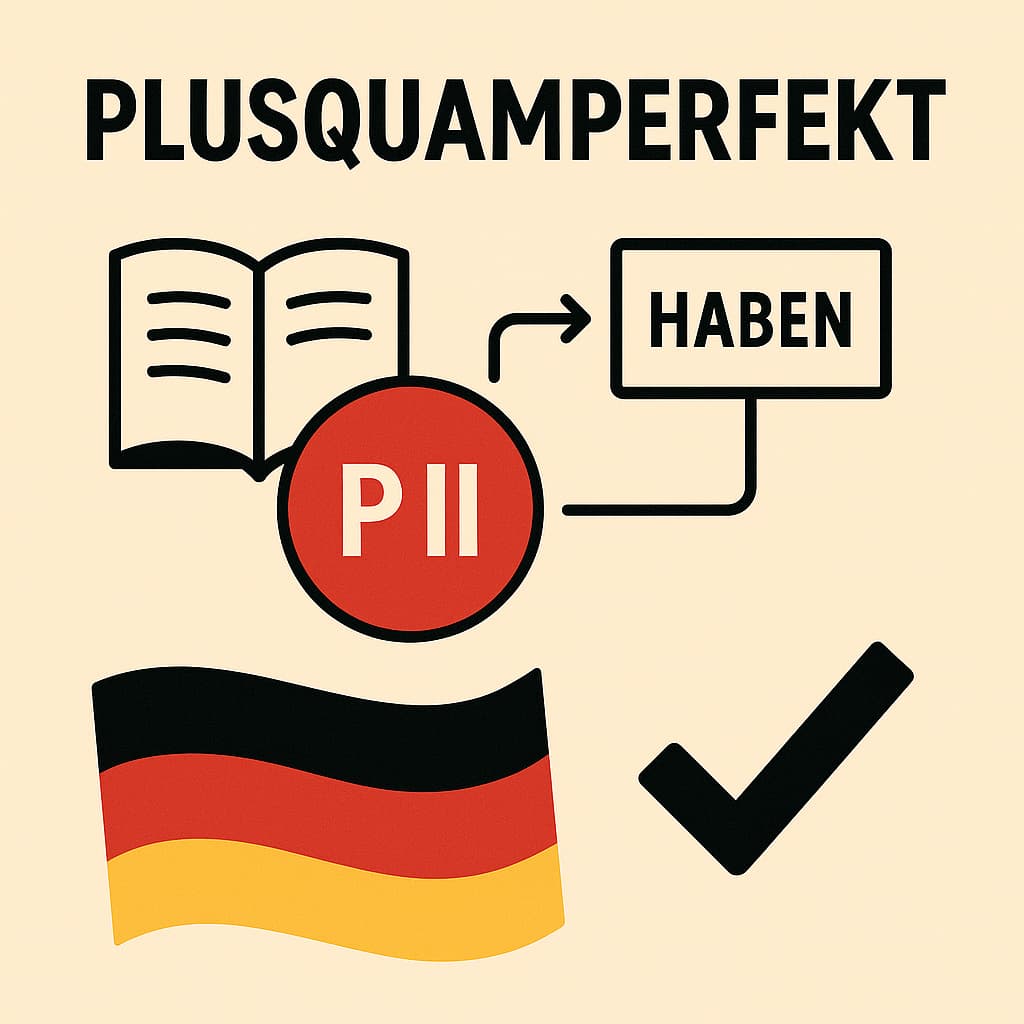 زمان گذشته کامل در زبان آلمانی (Plusquamperfekt)