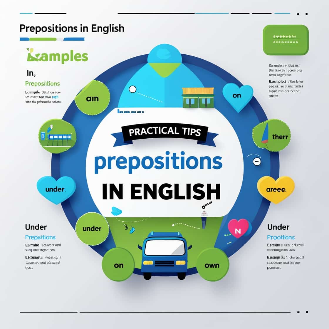 کاربرد حروف اضافه مکان (Prepositions of Place) در انگلیسی