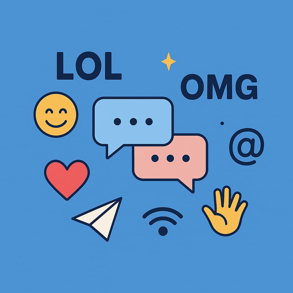 اصطلاحات انگلیسی مخصوص چت و شبکههای اجتماعی + مثال