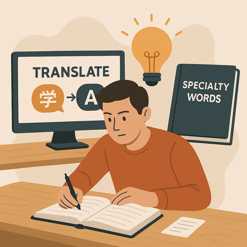 بهترین روش یادگیری لغات تخصصی رشته خود