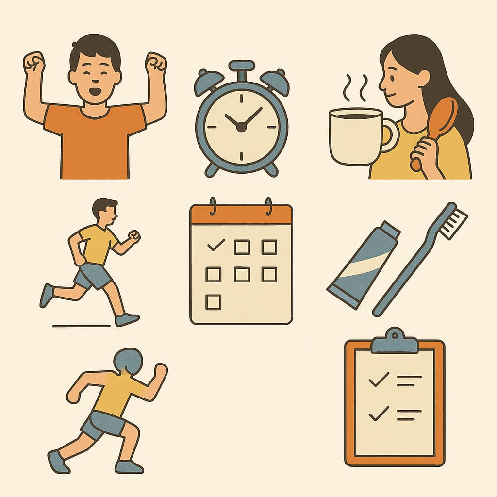 اصطلاحات انگلیسی درباره عادات روزانه و روتین زندگی