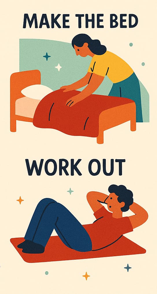 اصطلاحات انگلیسی درباره عادات روزانه و روتین زندگی