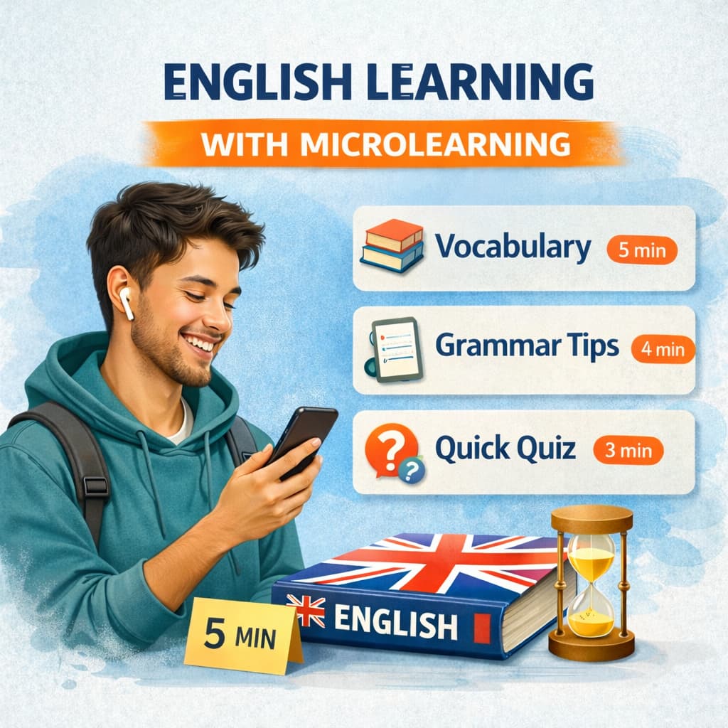 یادگیری زبان انگلیسی با روش میکرو لرنینگ (Microlearning)
