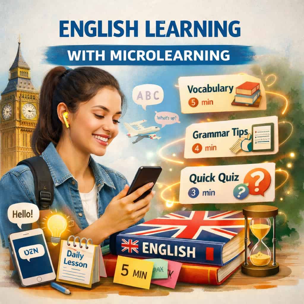 یادگیری زبان انگلیسی با روش میکرو لرنینگ (Microlearning)