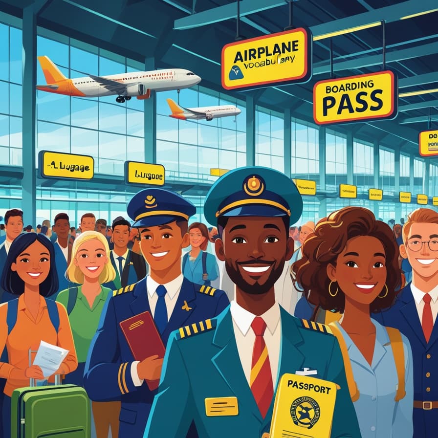 آموزش لغات انگلیسی در فرودگاه