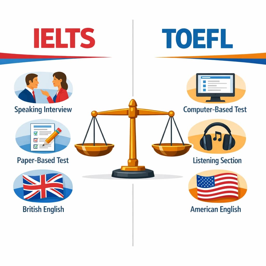آزمون آیلتس بهتر است یا آزمون تافل؟