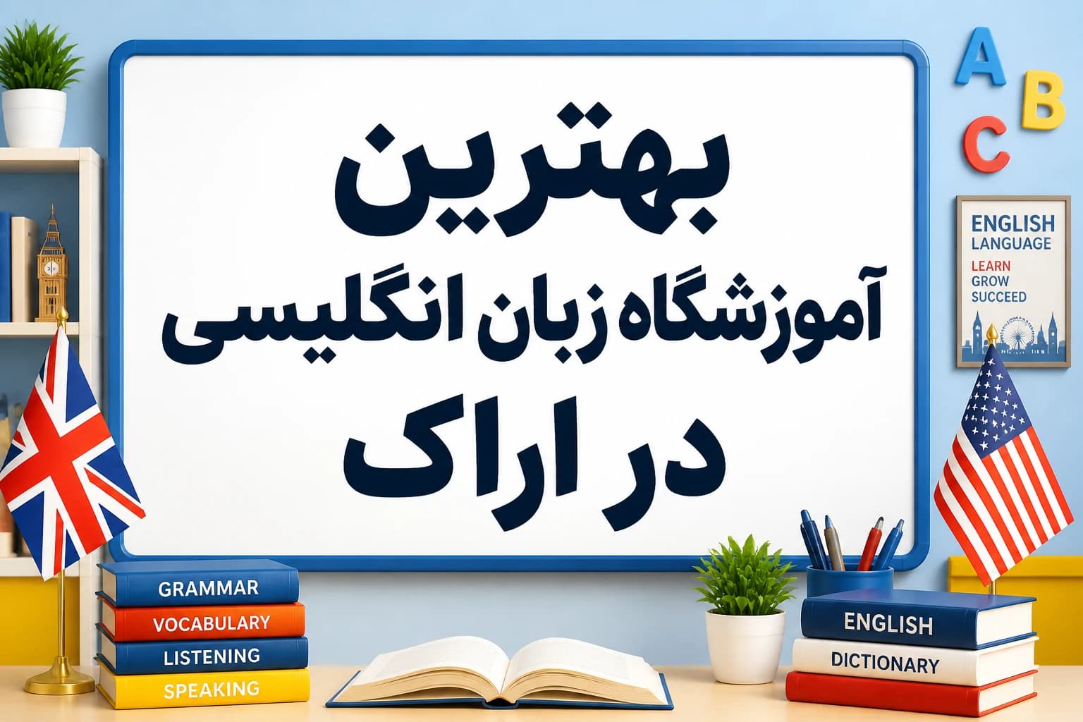 بهترین آموزشگاه زبان انگلیسی در اراک