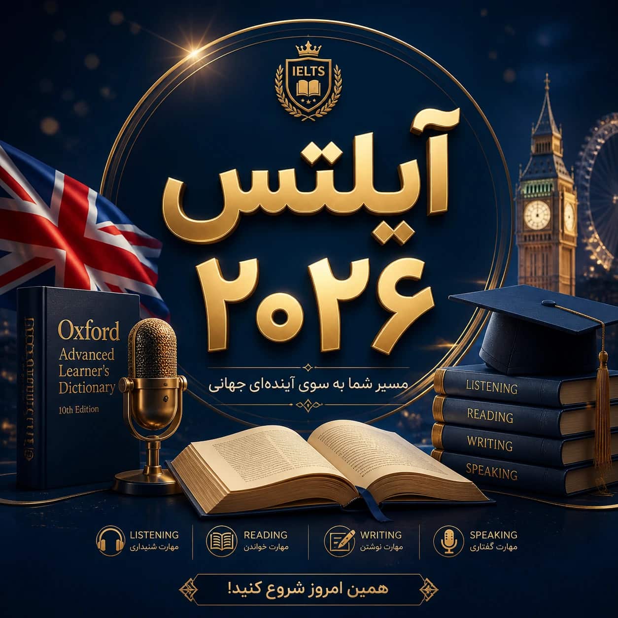 آمادگی کامل برای آیلتس ۲۰۲6