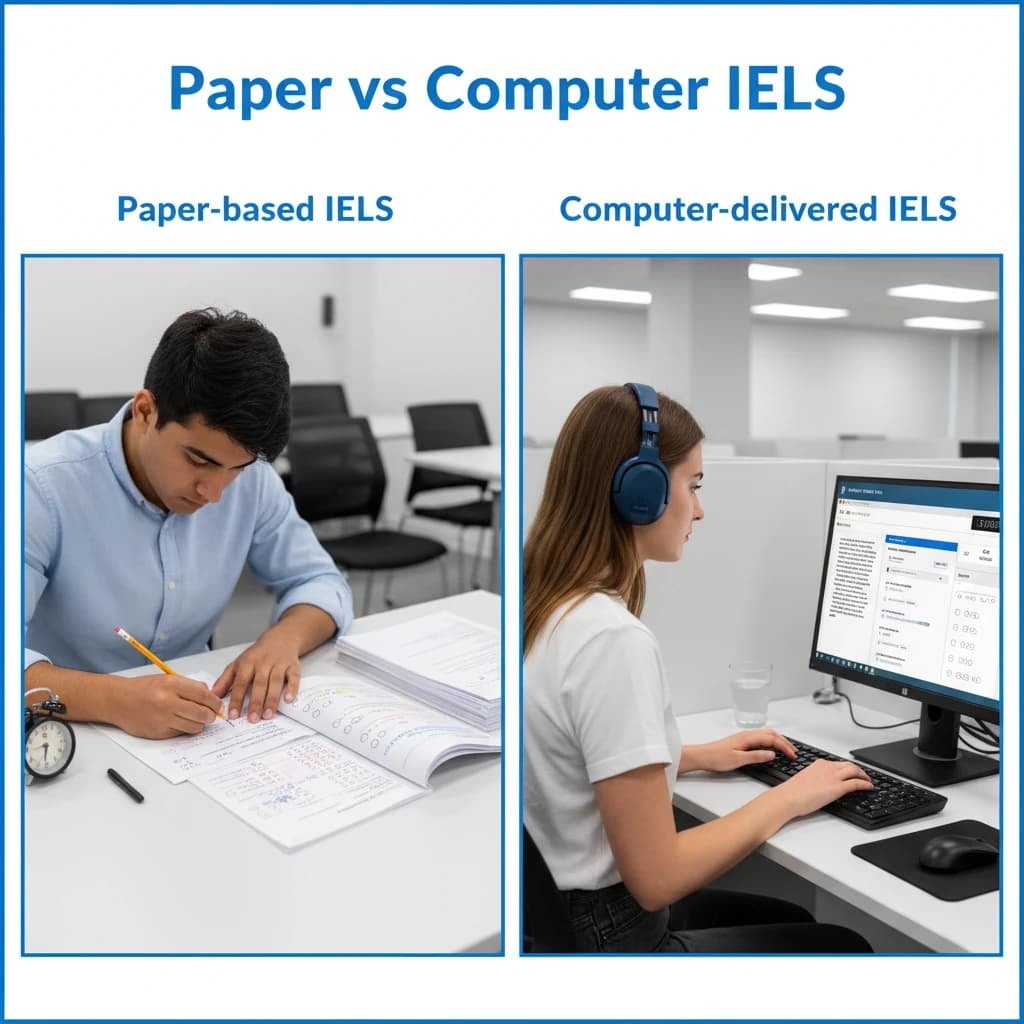 تفاوت آیلتس کاغذی و آیلتس کامپیوتری