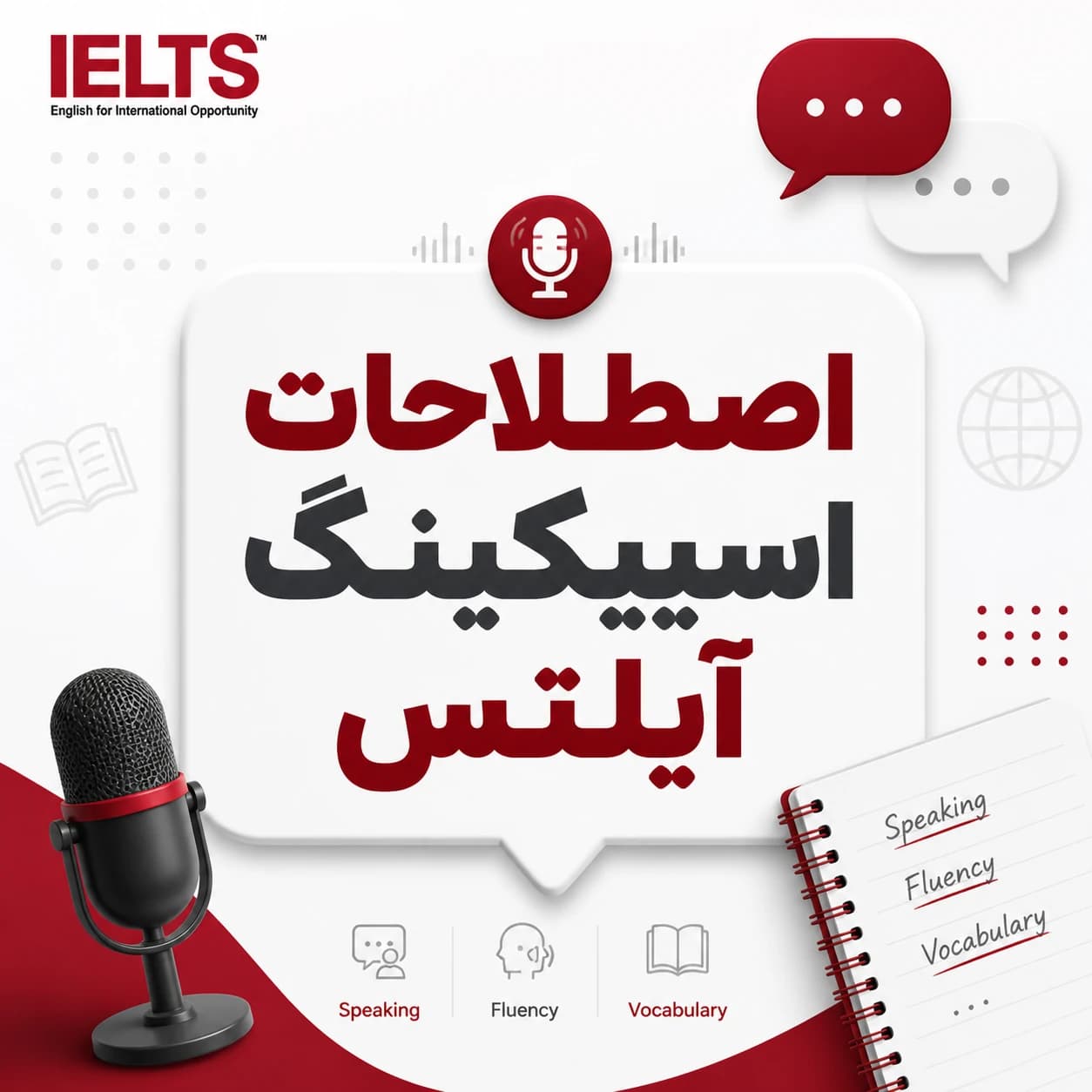 آموزش اصطلاحات اسپیکینگ آیلتس