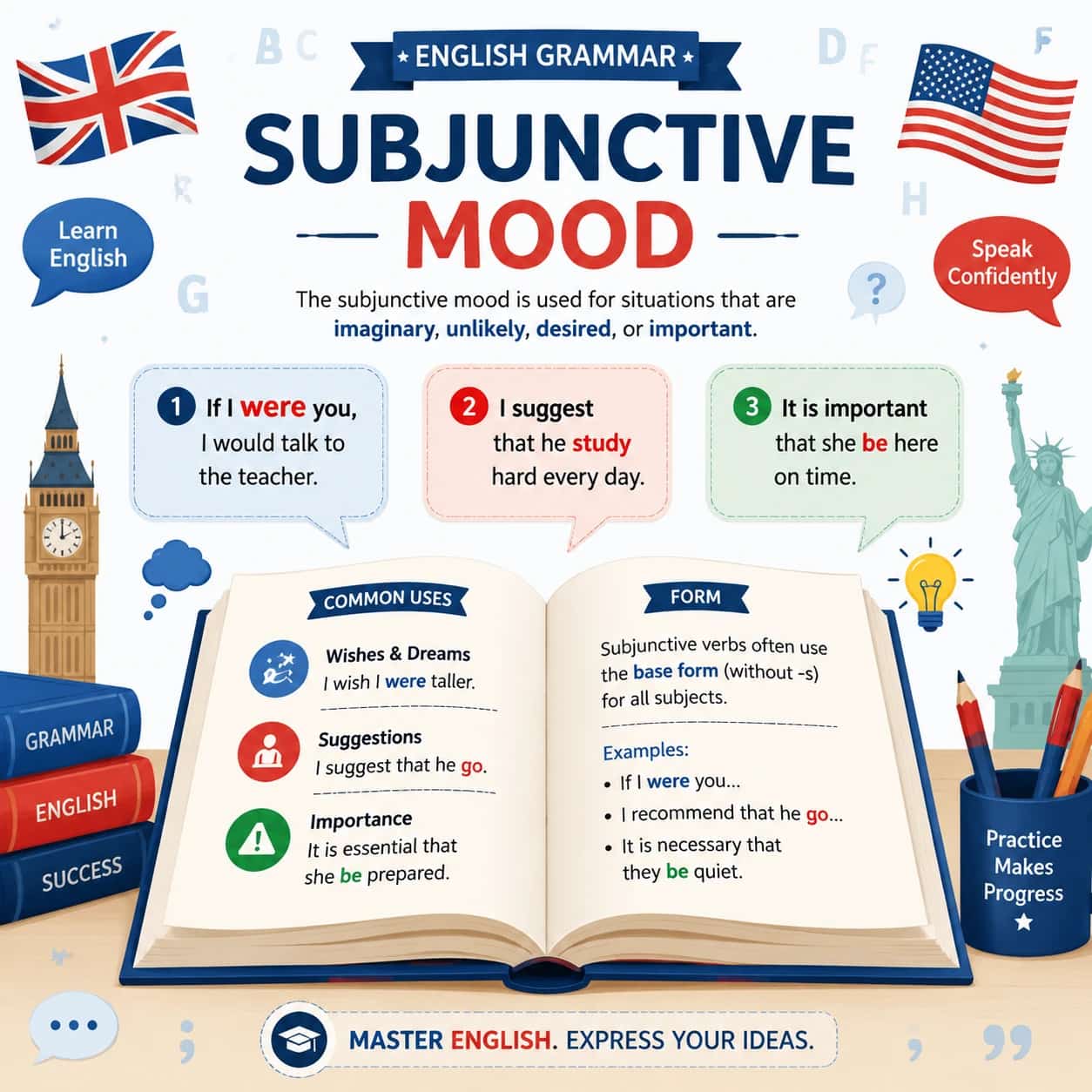 راهنمای جامع حالت التزامی (Subjunctive Mood) در زبان انگلیسی