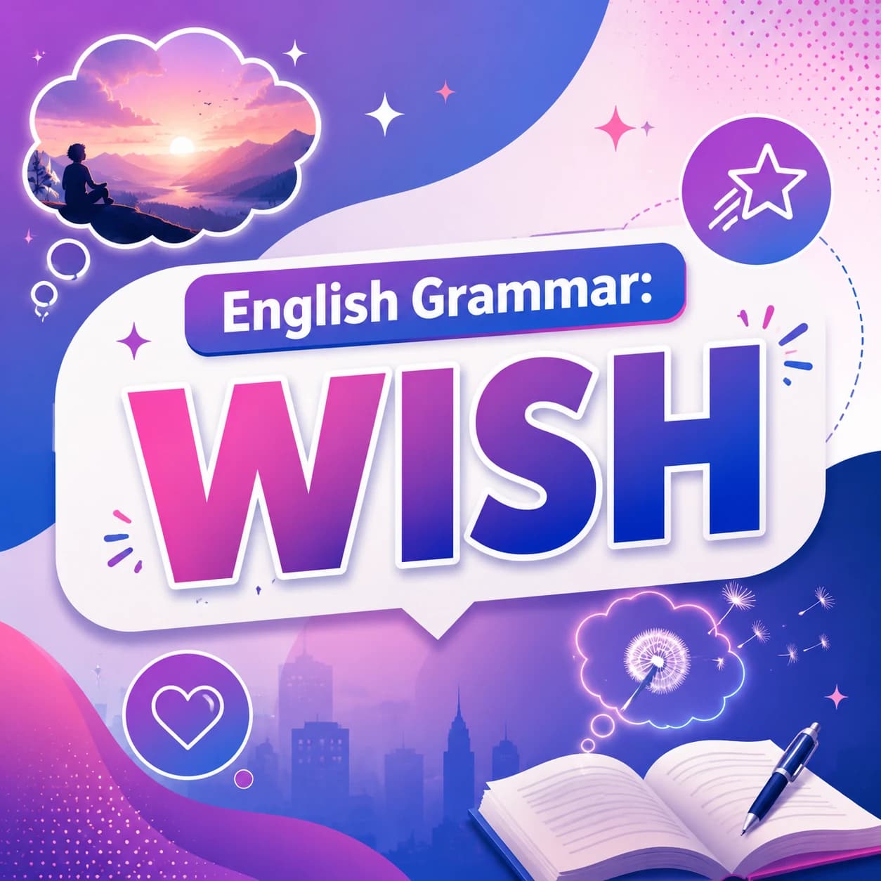کاربرد و گرامر wish در زبان انگلیسی