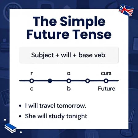 گرامر زمان آینده ساده (The simple future tense)