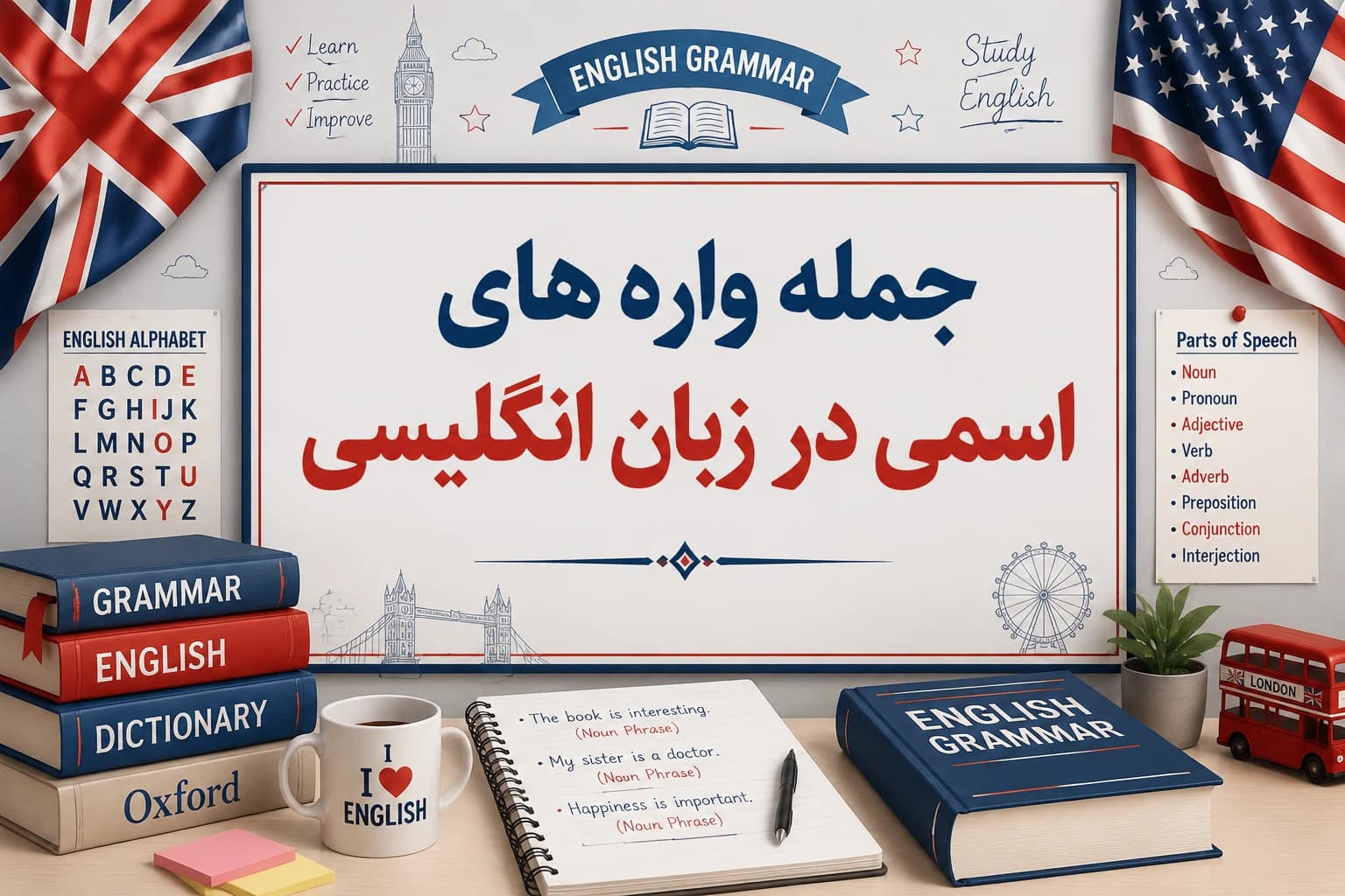 گرامر جمله واره های اسمی در زبان انگلیسی