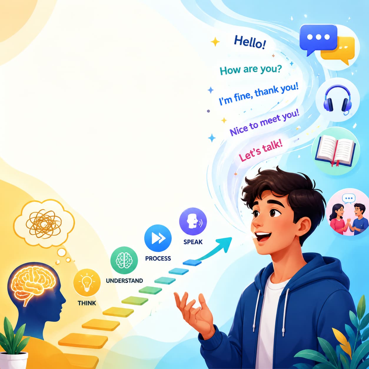 چگونه بدون ترجمه در ذهن، انگلیسی صحبت کنیم؟
