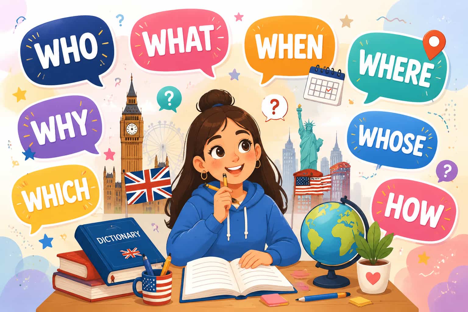 کلمات پرسشی (Question words) در زبان انگلیسی