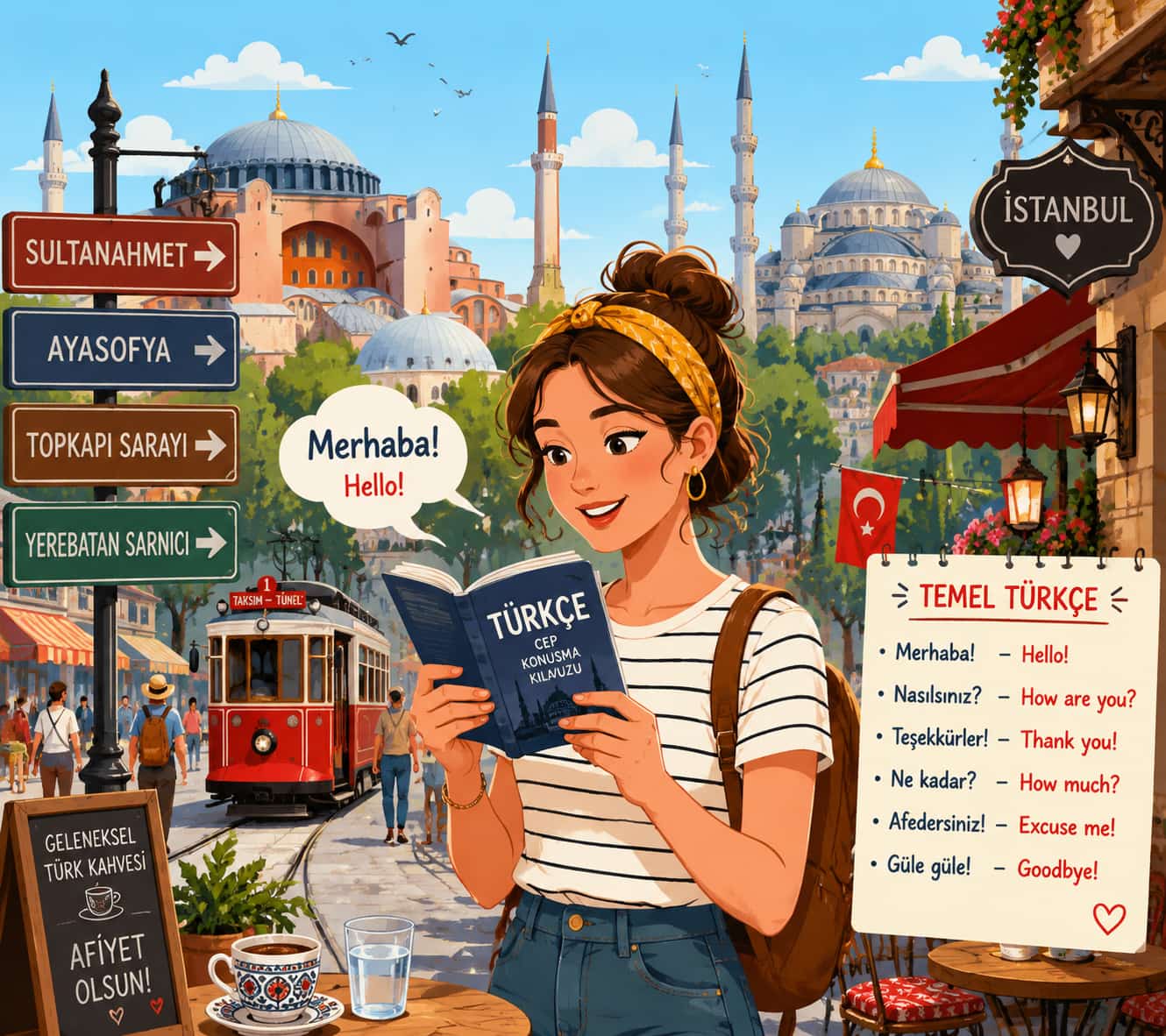 آموزش زبان ترکی استانبولی در سفر