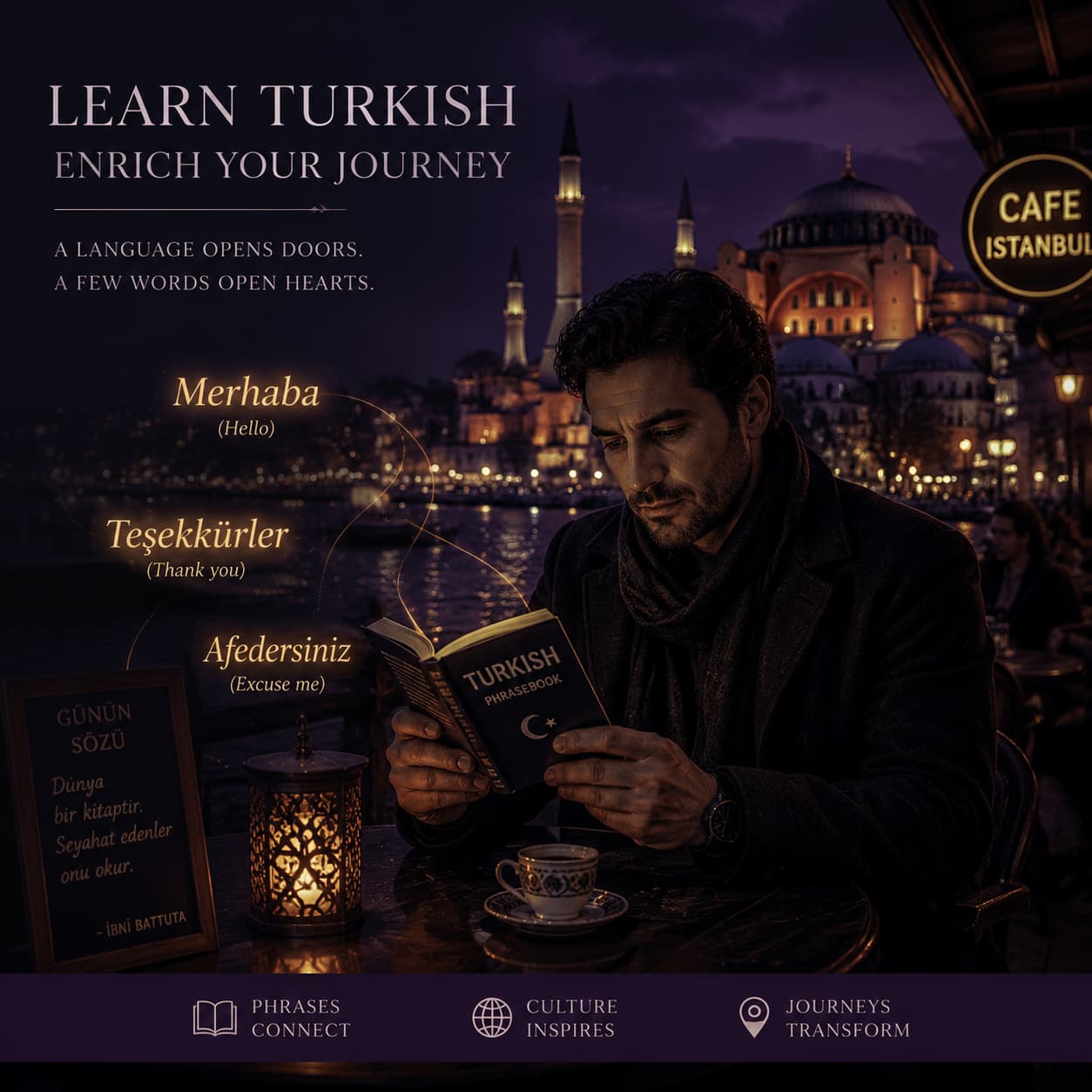 آموزش زبان ترکی استانبولی در سفر