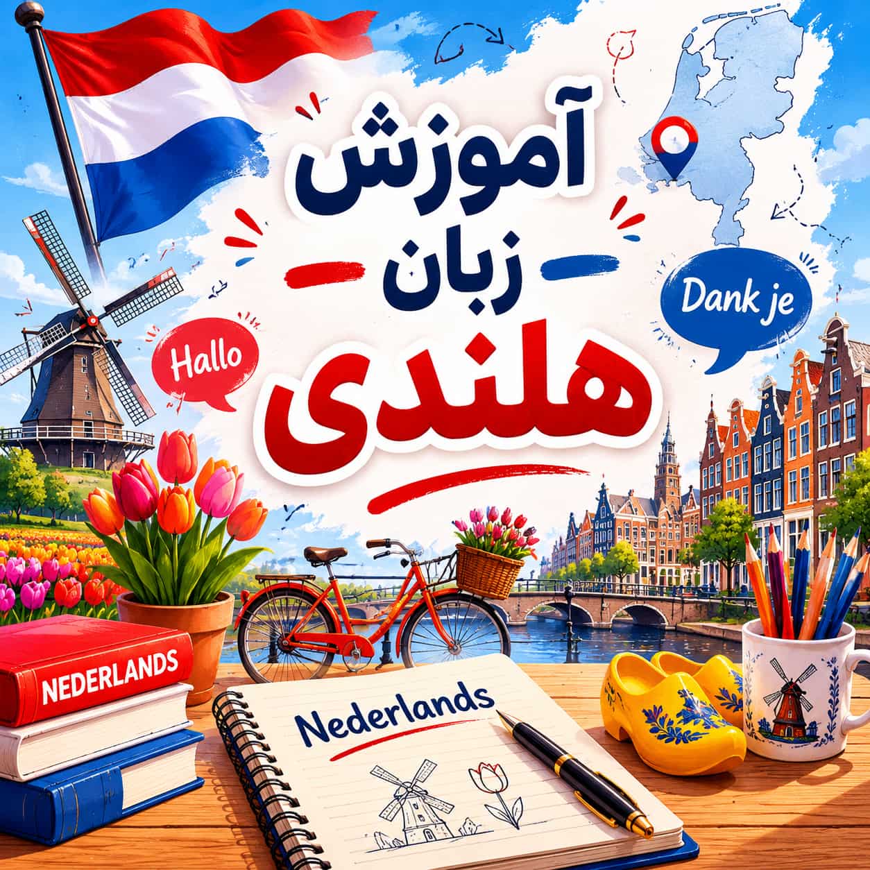 آموزش زبان هلندی و تاثیرات موثر در استفاده از آن