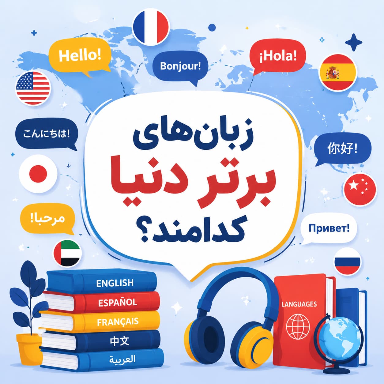 زبانهای برتر دنیا کدامند؟