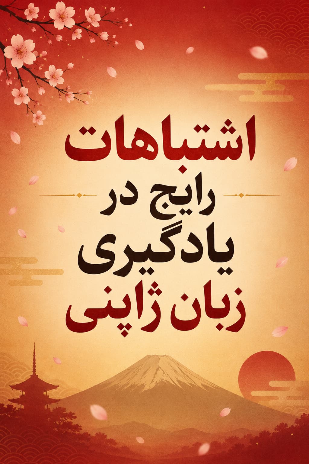اشتباهات رایج در یادگیری زبان ژاپنی