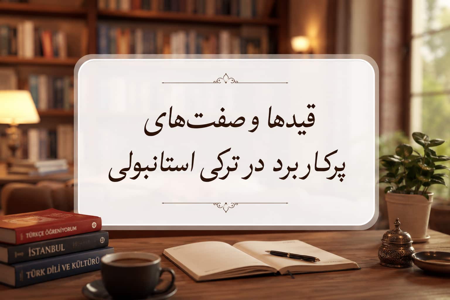 راهنمای جامع قیدها و صفت‌های پرکاربرد در ترکی استانبولی