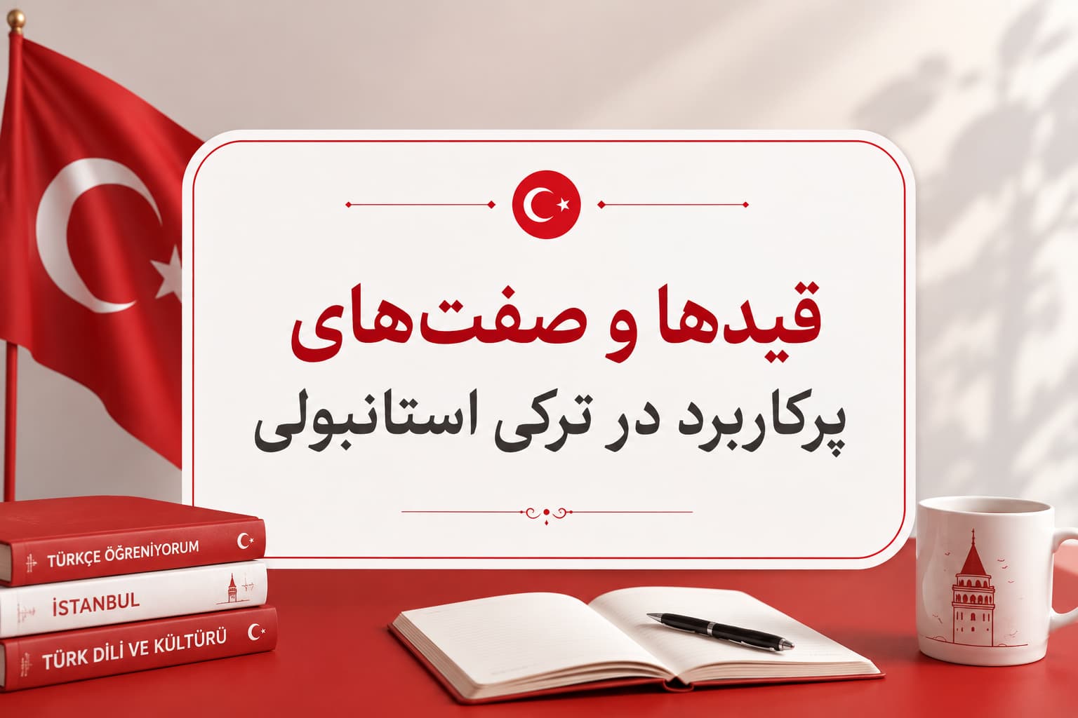راهنمای جامع قیدها و صفت‌های پرکاربرد در ترکی استانبولی