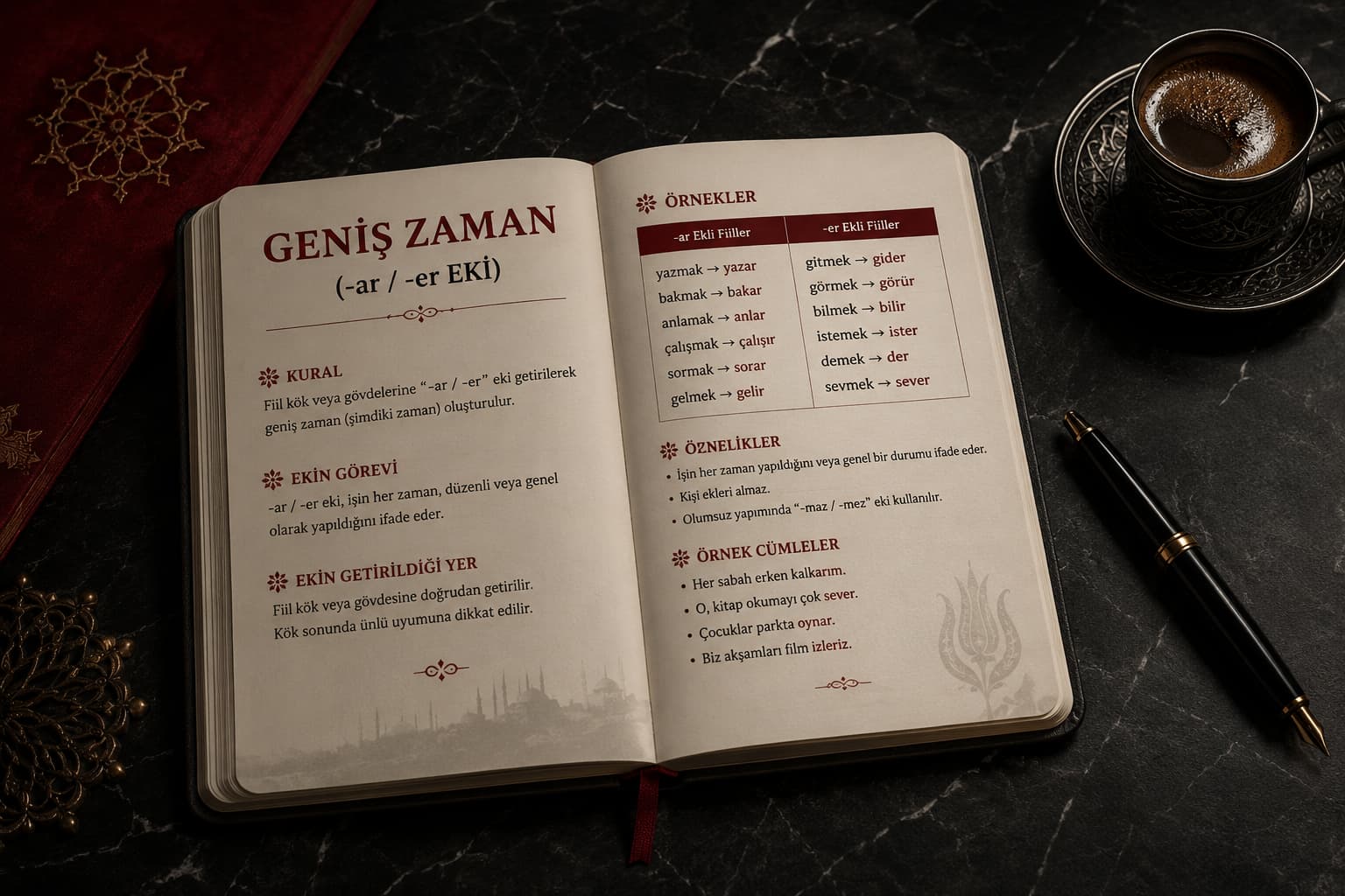 زمان حال ساده در زبان ترکی استانبولی (Geniş Zaman)