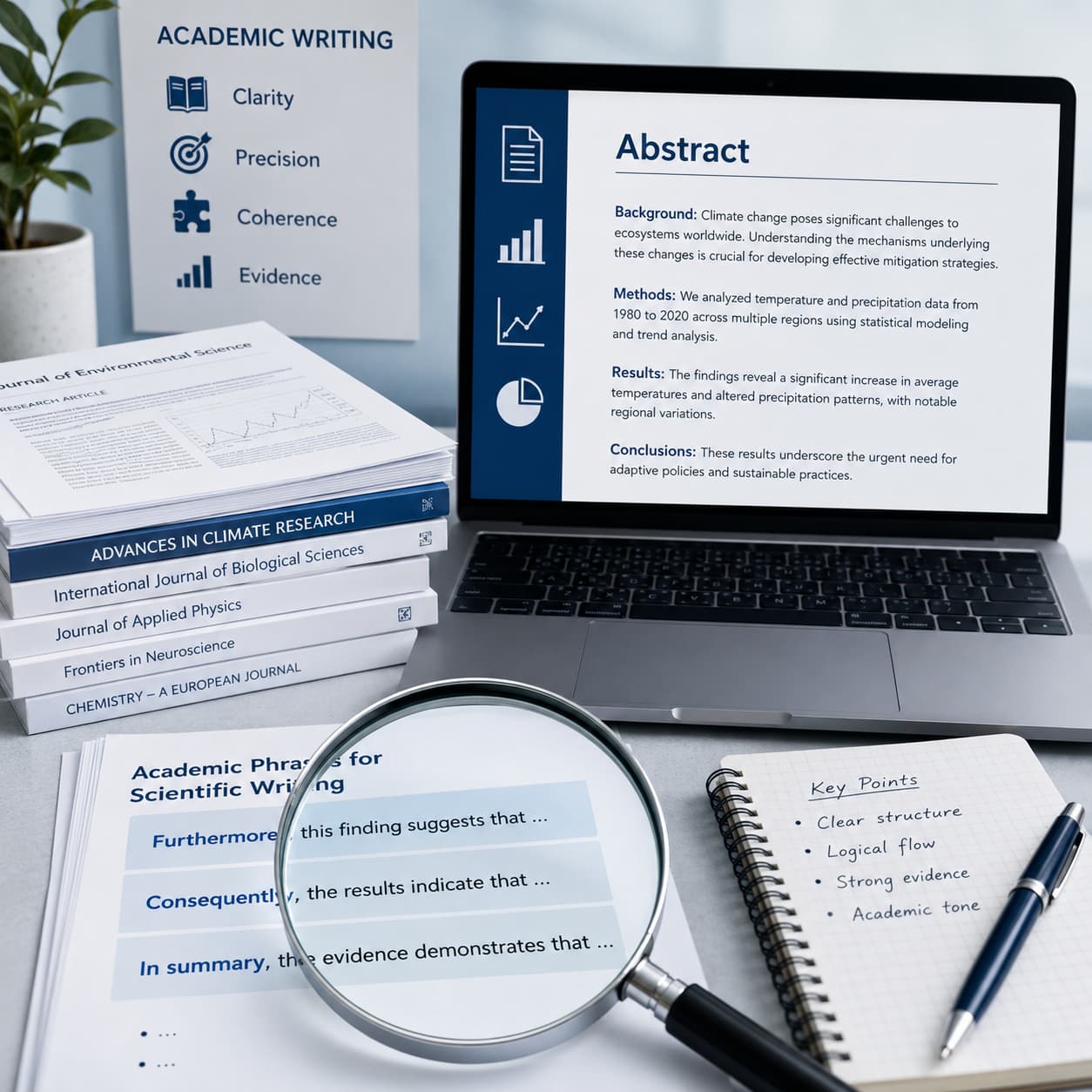 اصطلاحات رایج در مقالات علمی انگلیسی