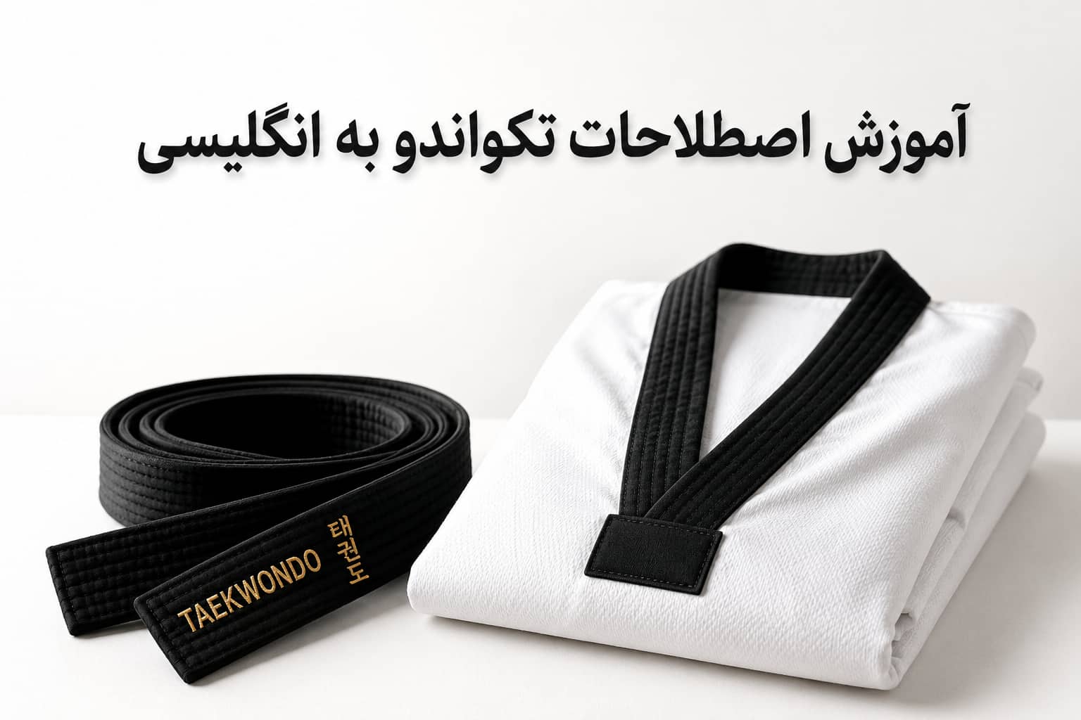 آموزش اصطلاحات تکواندو به انگلیسی و فارسی