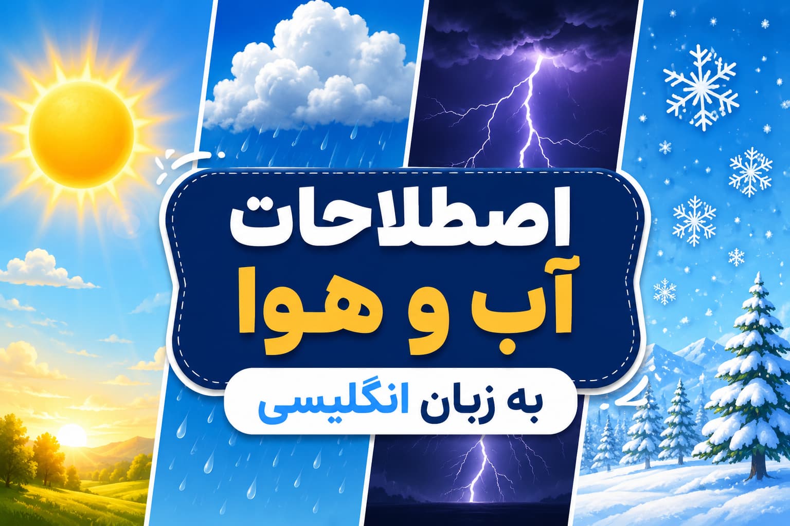 اصطلاحات آب و هوا به زبان انگلیسی