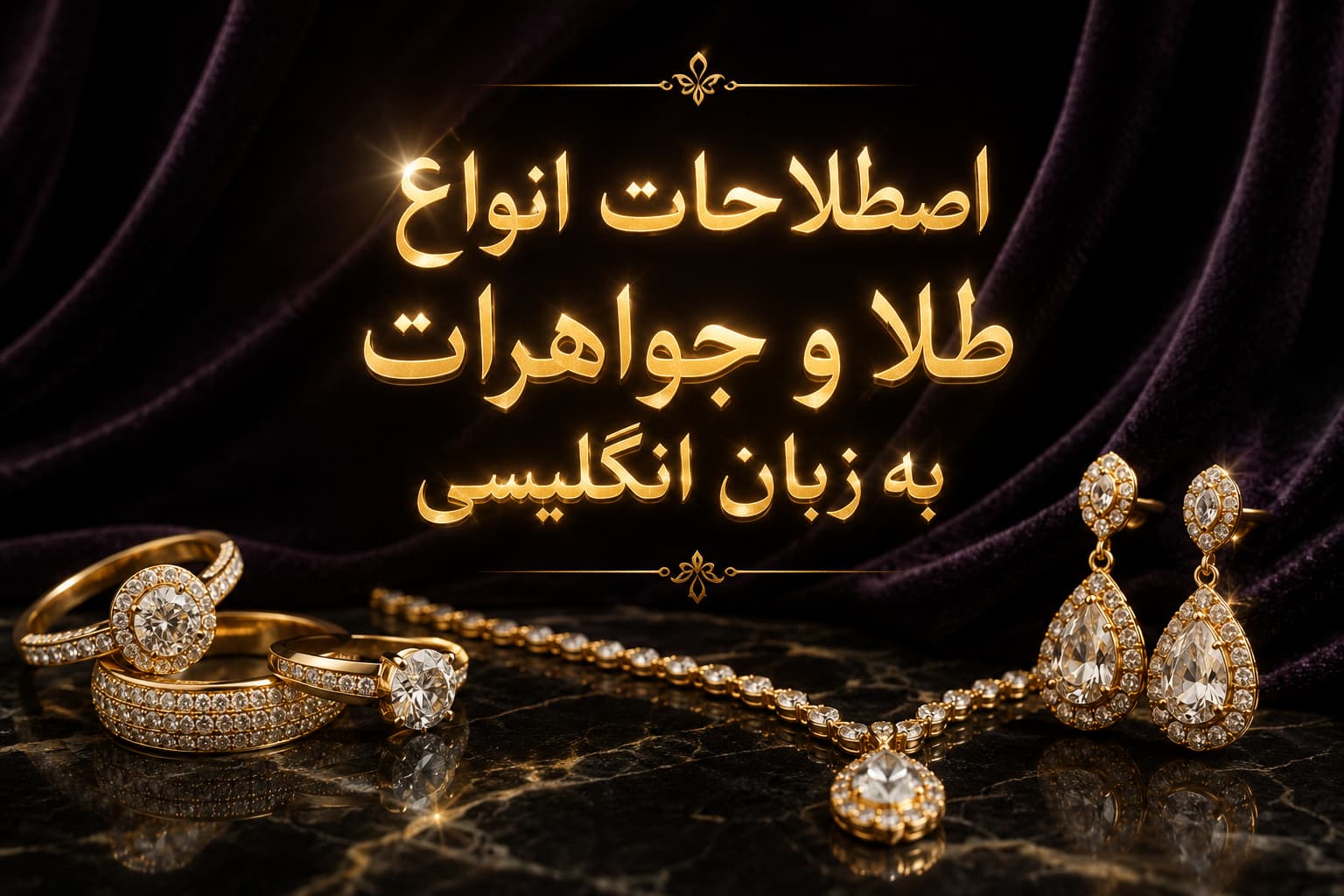اصطلاحات انواع طلا و جواهرات به زبان انگلیسی