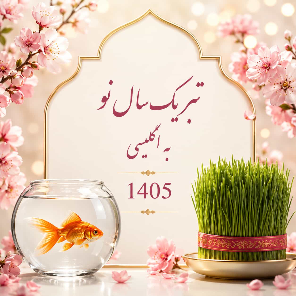 تبریک سال نو به انگلیسی 1405