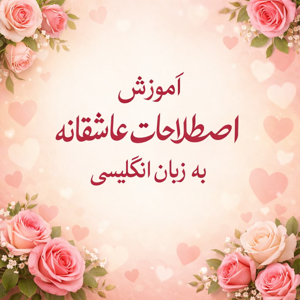 آموزش اصطلاحات عاشقانه به زبان انگلیسی