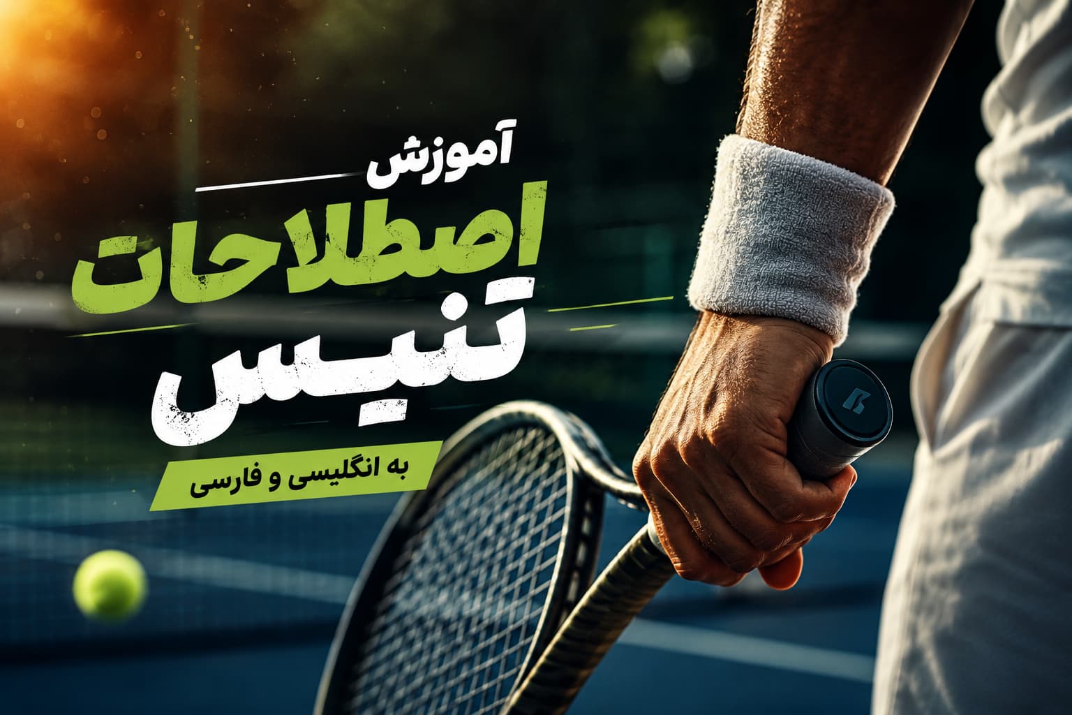 آموزش اصطلاحات تنیس به انگلیسی و فارسی