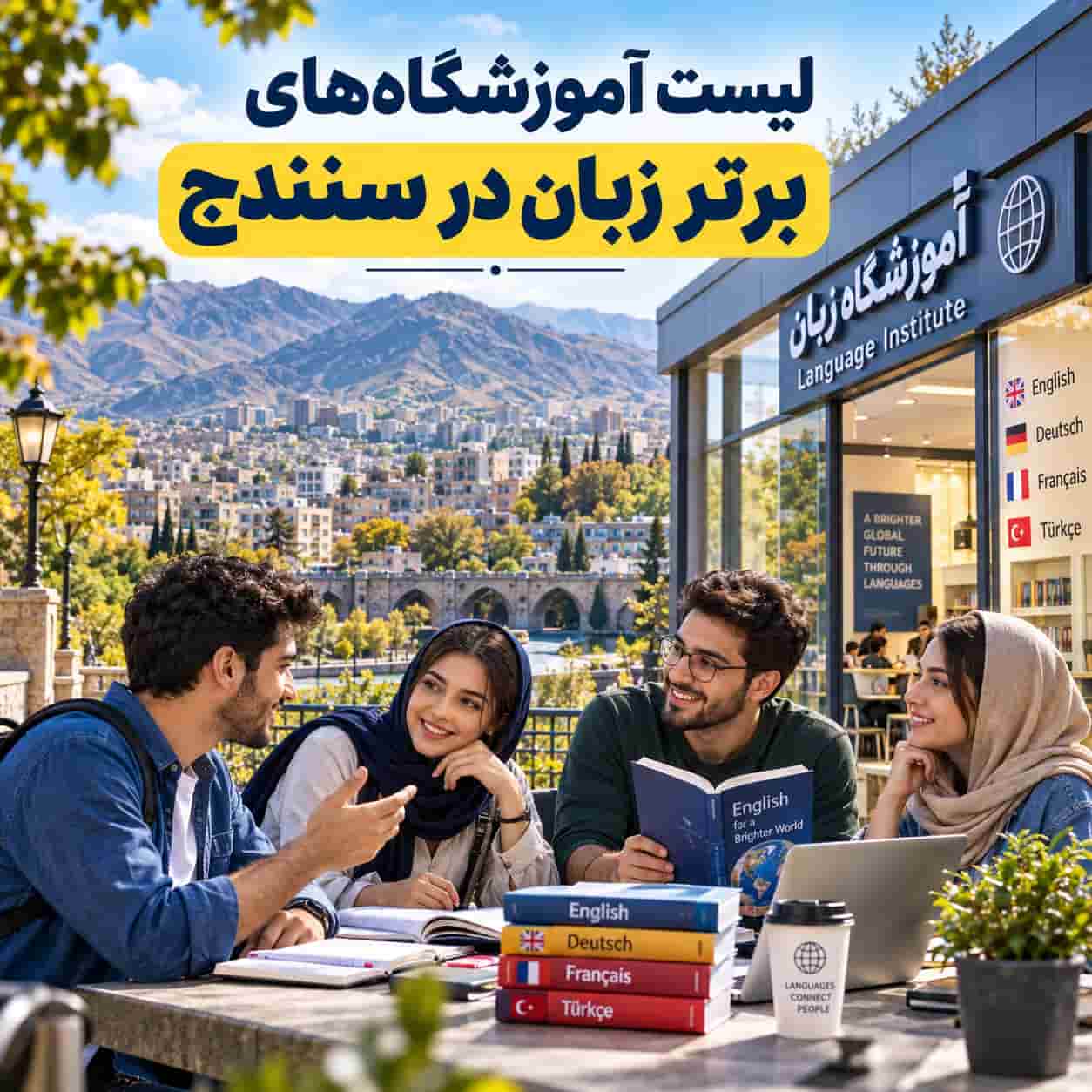 لیست آموزشگاه‌های برتر زبان در سنندج