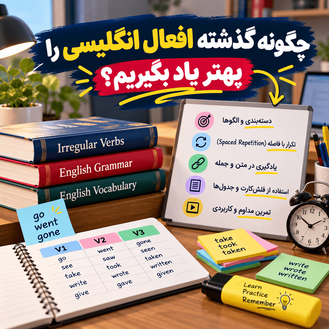 چگونه گذشته افعال انگلیسی را بهتر یاد بگیریم؟.png